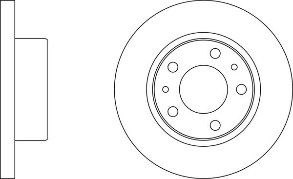 APEC SDK6238 - Спирачен диск vvparts.bg