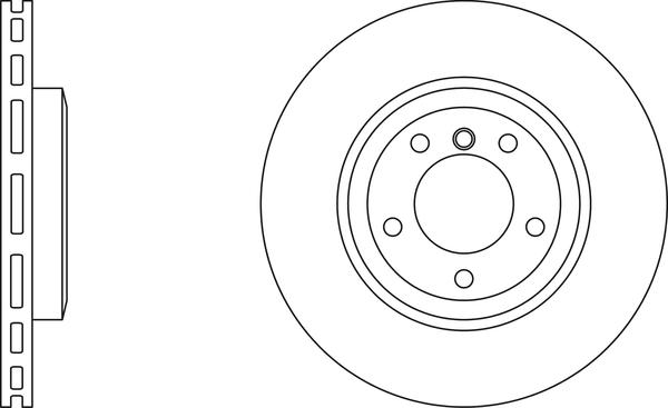 ATE 24.0325-0138.1 - Спирачен диск vvparts.bg