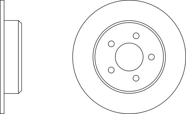 APEC SDK6222 - Спирачен диск vvparts.bg