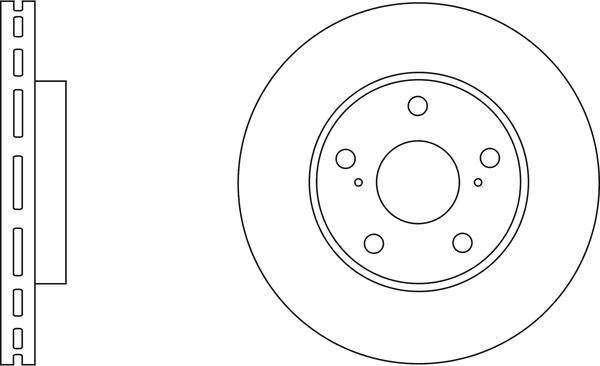 APEC SDK6272 - Спирачен диск vvparts.bg