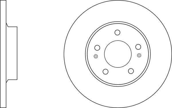 APEC SDK6799 - Спирачен диск vvparts.bg