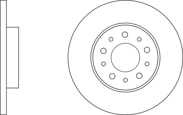 APEC SDK6796 - Спирачен диск vvparts.bg