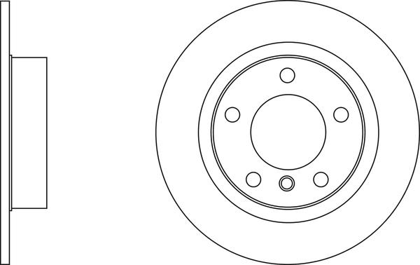 APEC SDK6749 - Спирачен диск vvparts.bg