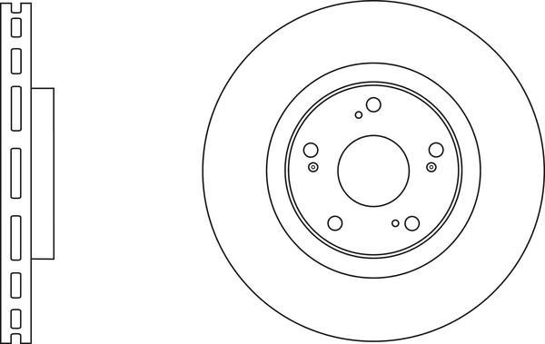 APEC SDK6752 - Спирачен диск vvparts.bg