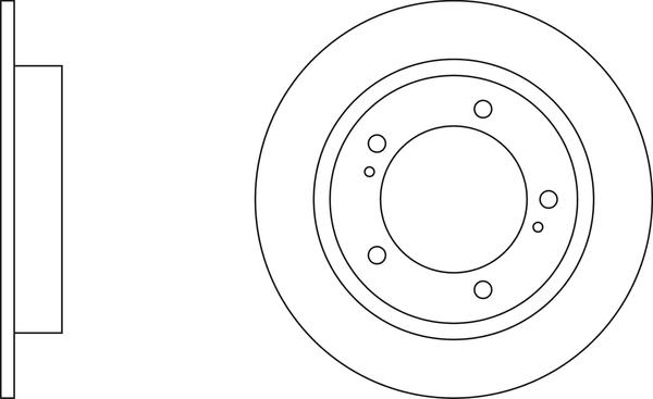 APEC SDK6713 - Спирачен диск vvparts.bg