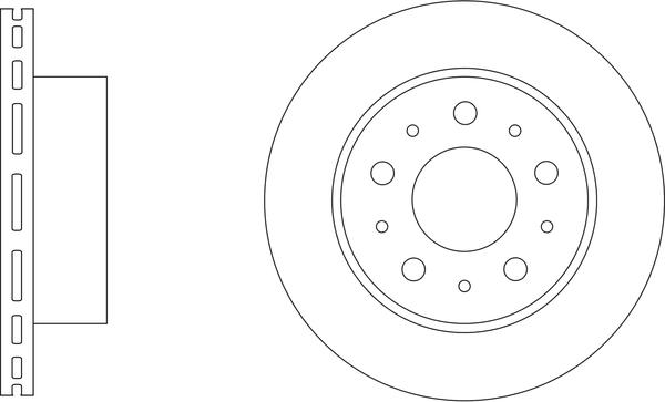 APEC SDK7006 - Спирачен диск vvparts.bg