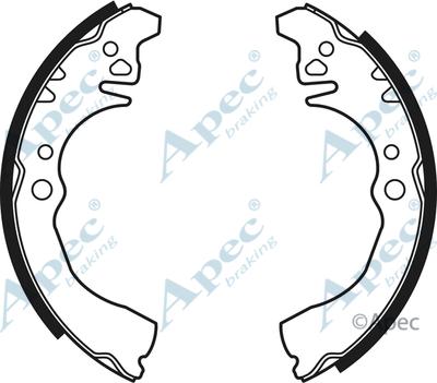 APEC SHU605 - Комплект спирачна челюст vvparts.bg