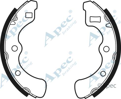 APEC SHU323 - Комплект спирачна челюст vvparts.bg