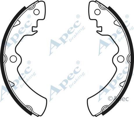 APEC SHU379 - Комплект спирачна челюст vvparts.bg