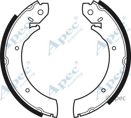 APEC SHU234 - Комплект спирачна челюст vvparts.bg