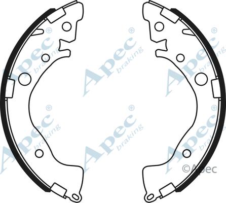 APEC SHU794 - Комплект спирачна челюст vvparts.bg