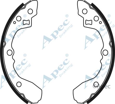 APEC SHU789 - Комплект спирачна челюст vvparts.bg