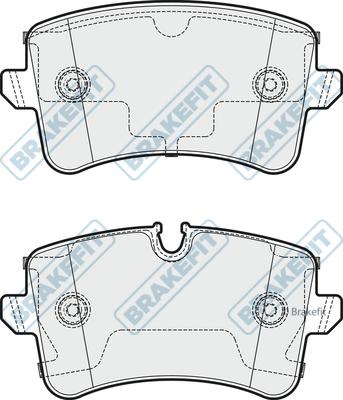 Magneti Marelli P85117MM - Комплект спирачно феродо, дискови спирачки vvparts.bg