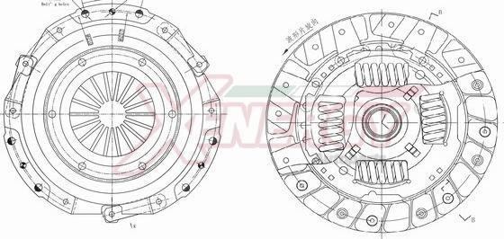 AP XENERGY VKFTA8008XX - Комплект съединител vvparts.bg