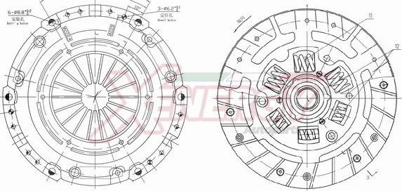 AP XENERGY VKFTB008827 - Комплект съединител vvparts.bg