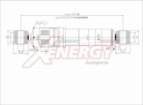 AP XENERGY X991502 - Амортисьор vvparts.bg