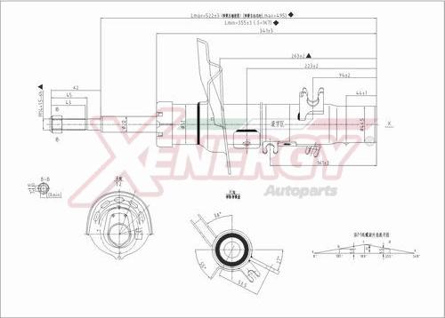 AP XENERGY X998221 - Амортисьор vvparts.bg