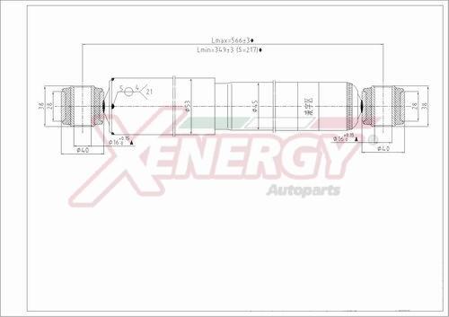 AP XENERGY X992515 - Амортисьор vvparts.bg