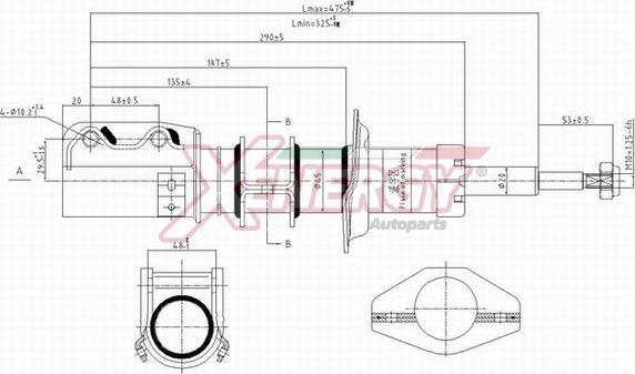 AP XENERGY X951333 - Амортисьор vvparts.bg