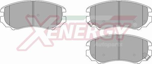 AP XENERGY X40981 - Комплект спирачно феродо, дискови спирачки vvparts.bg