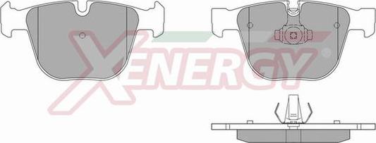 AP XENERGY X40922 - Комплект спирачно феродо, дискови спирачки vvparts.bg