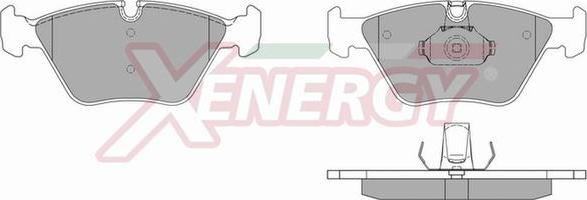 AP XENERGY X40927 - Комплект спирачно феродо, дискови спирачки vvparts.bg