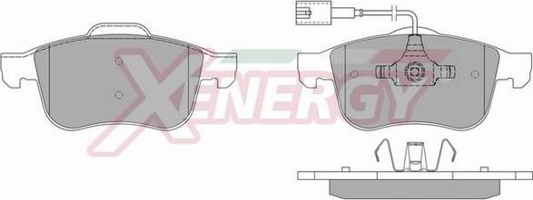 AP XENERGY X40976 - Комплект спирачно феродо, дискови спирачки vvparts.bg