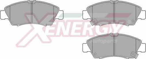 AP XENERGY X40458 - Комплект спирачно феродо, дискови спирачки vvparts.bg