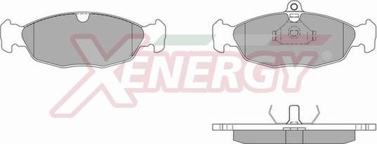 AP XENERGY X40409 - Комплект спирачно феродо, дискови спирачки vvparts.bg