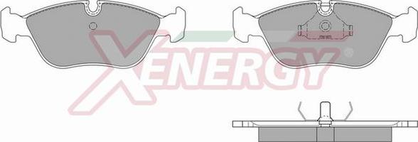 AP XENERGY X40565 - Комплект спирачно феродо, дискови спирачки vvparts.bg