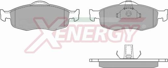 AP XENERGY X40515 - Комплект спирачно феродо, дискови спирачки vvparts.bg