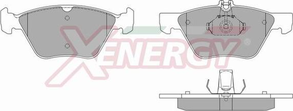 AP XENERGY X40639 - Комплект спирачно феродо, дискови спирачки vvparts.bg