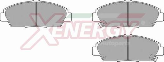 AP XENERGY X40621 - Комплект спирачно феродо, дискови спирачки vvparts.bg