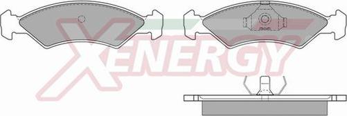 AP XENERGY X40165 - Комплект спирачно феродо, дискови спирачки vvparts.bg