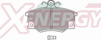 AP XENERGY X40180 - Комплект спирачно феродо, дискови спирачки vvparts.bg