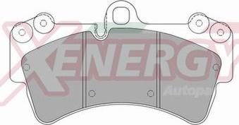 AP XENERGY X40894 - Комплект спирачно феродо, дискови спирачки vvparts.bg