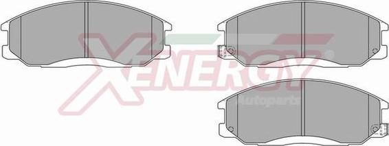 AP XENERGY X40869 - Комплект спирачно феродо, дискови спирачки vvparts.bg