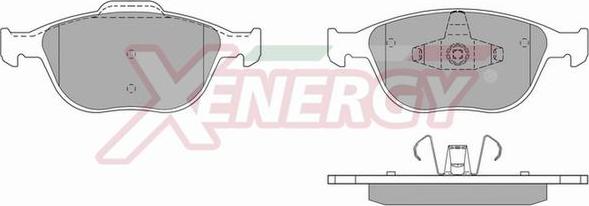 AP XENERGY X40863 - Комплект спирачно феродо, дискови спирачки vvparts.bg