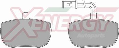 AP XENERGY X40261 - Комплект спирачно феродо, дискови спирачки vvparts.bg