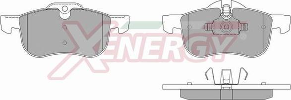 AP XENERGY X40756 - Комплект спирачно феродо, дискови спирачки vvparts.bg