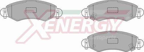 AP XENERGY X40737 - Комплект спирачно феродо, дискови спирачки vvparts.bg