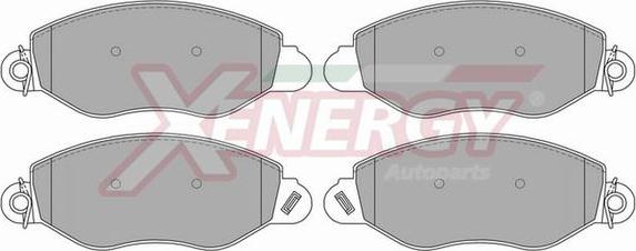 AP XENERGY X40772 - Комплект спирачно феродо, дискови спирачки vvparts.bg