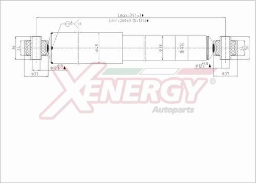 AP XENERGY X432343 - Амортисьор vvparts.bg