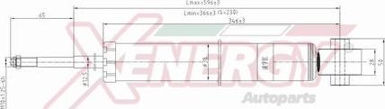 AP XENERGY X423343 - Амортисьор vvparts.bg