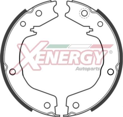 AP XENERGY X50552 - Комплект спирачна челюст vvparts.bg