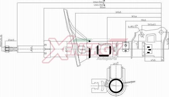 AP XENERGY X505333 - Амортисьор vvparts.bg