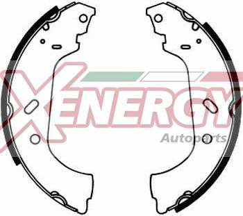 AP XENERGY X50642 - Комплект спирачна челюст vvparts.bg