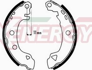 AP XENERGY X50032 - Комплект спирачна челюст vvparts.bg