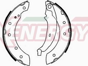 AP XENERGY X50264 - Комплект спирачна челюст vvparts.bg