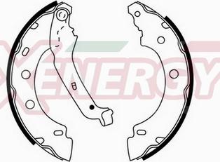 AP XENERGY X50281 - Комплект спирачна челюст vvparts.bg